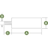 Anode - Zinc Round BUKH  ZE7
