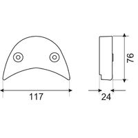 Bombardier Johnson Evinrude Side Mount Anode