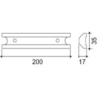 Transom Bar Anode for Yamaha 40-100hp Outboards