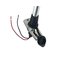 Light Pole 360 Degree LED Stainless Steel Plug-In Base & Round Head 600mm