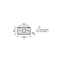 LED Stern and Transom Light Stainless Steel 12v