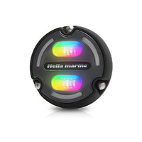 Hella Apelo A2 Aluminium Underwater Light RGB Colour Change LED with Charcoal Lens