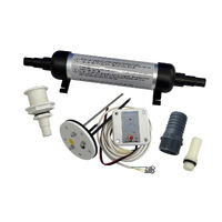Waste Water Tank Kit with Macerator Pump 112L