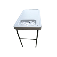 Portable Camping Table with Sink and Faucet