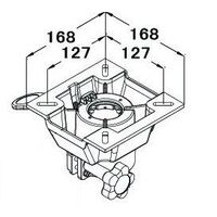 Seat Swivel Top suits 60mm Post