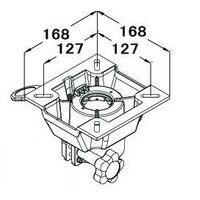Seat Swivel Top suits 73mm Post