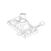 Seat Swivel and Slide Top suits 73mm Post