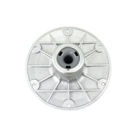 Plug-In Seat Pedestal Base Anodised Aluminium Finished 9-Inch