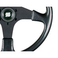 Steering Wheel Corsica 335mm Carbon Grip Black