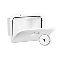 Nuova Rade Deluxe Storage Hatch Box with Key Lock 375x270mm White
