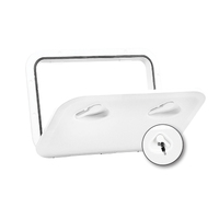 Nuova Rade Deluxe Access Hatch with Key Lock 606x353mm White