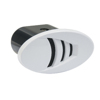 AFI Drop-In Electric Air Horn with Black and White Grill 12V