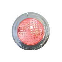 LED Dome Light S/S Red/White - 12v