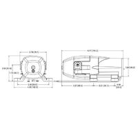 Jabsco Par-Max 1 PLUS Automatic Freshwater Pump 12v
