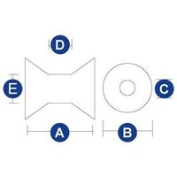 Nylon Bow Roller Only