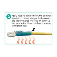 Narva Adhesive Heatshrink Female Blade Terminals