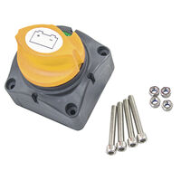 Single Battery Isolator Switch with Removable Knob