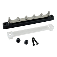 Bus Bar Power Distribution Terminal Block with Solid Base and Cover