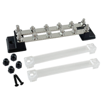 Bus Bar Power Distribution Terminal Block with Open Base and Cover