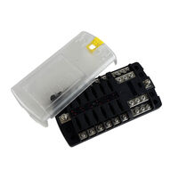 Fuse Box Blocks Clip Cover with LED Indicators and Fuses