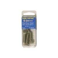 Hex Head Bolts 304-Grade Stainless Steel Packs
