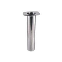 Stainless Steel Flush Mount Rod Holder - Straight or Angled Head