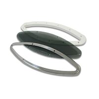 Bomar Gray Series Fixed Portlight Elliptical