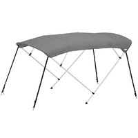 Oceansouth Bimini 4 Bow Aluminium Frame Blue or Grey Top Length 2.2m