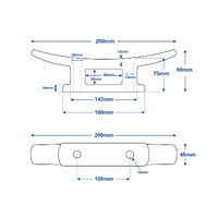 Aluminum Dock Cleat