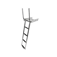 Ladder Under Platform Telescopic with Grab Handles