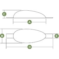 Anode - Zinc Teardrop with Strap