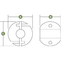Anode - Zinc Propeller Shaft