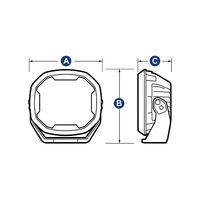 Narva EX2R LED RGB Hybrid Pattern Driving Light Kit