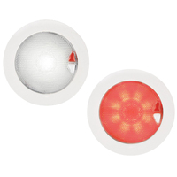 Hella Marine EuroLED 150 Touch White/Red Light with Plastic or Steel Rim