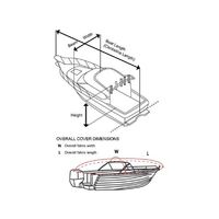 Oceansouth Universal Boat Storage & Towing Cover Tarpaulin