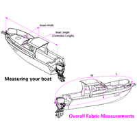 Oceansouth Pilot Cruiser Boat Storage & Slow Towing Cover