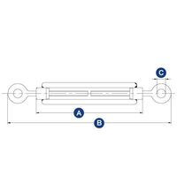Turnbuckle Eye & Eye Stainless Steel