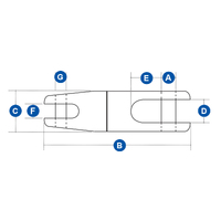 Anchor Swivel Connector Single Swivel 6-12mm