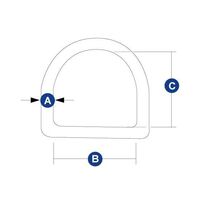 Dee Rings 316g S/S