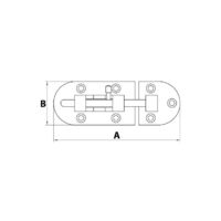 Barrel Bolts - 316 Stainless Steel