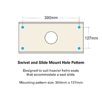 MO45 MINI MOJO MK2 Boat Seat - White