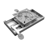 Heavy Duty Seat Slide & Swivel - Aluminium