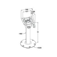 Plug-In Seat Pedestal with Swivel Top