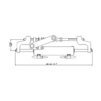Ultraflex HyTech 175hp Outboard Hydraulic Steering Kit