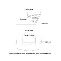 Ultraflex UC130-SVS High Performance SilverSteer Cylinder 350HP