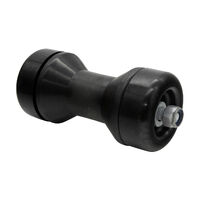 Keel Bow Roller with End Caps Black Polyurethane