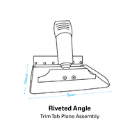 Bennett Marine Classic Hydraulic Trim Tab Complete System 12" Plate with AutoTrim Pro Control