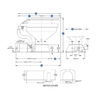 Jabsco Premium Series 37010 Electric Toilets