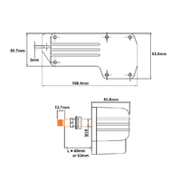 AFI 1000 Series Heavy Duty Waterproof Wiper Motors