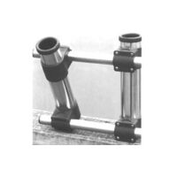 Rod Holder - S/Steel Rail Mount